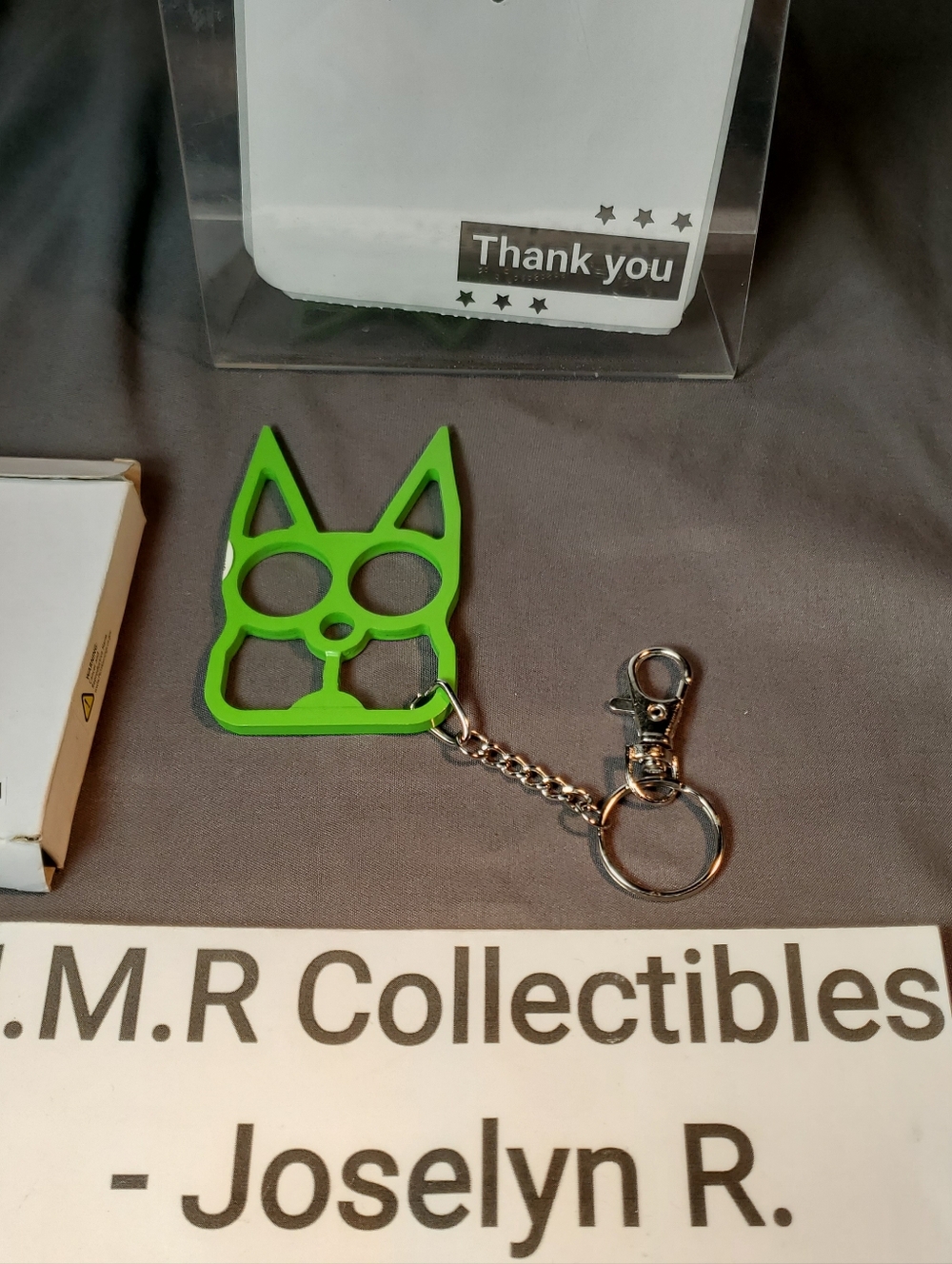 Neon Green "Wild Kat" Keychain